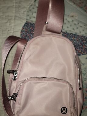 lululemon athletica Light Pink Mini Sling Backpack